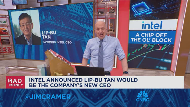 Jim Cramer talks impact of Intel's new CEO announcement