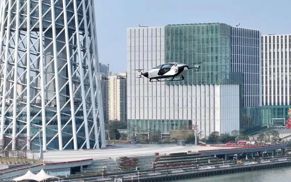 China could have 100,000 flying cars in its cities by the end of the decade