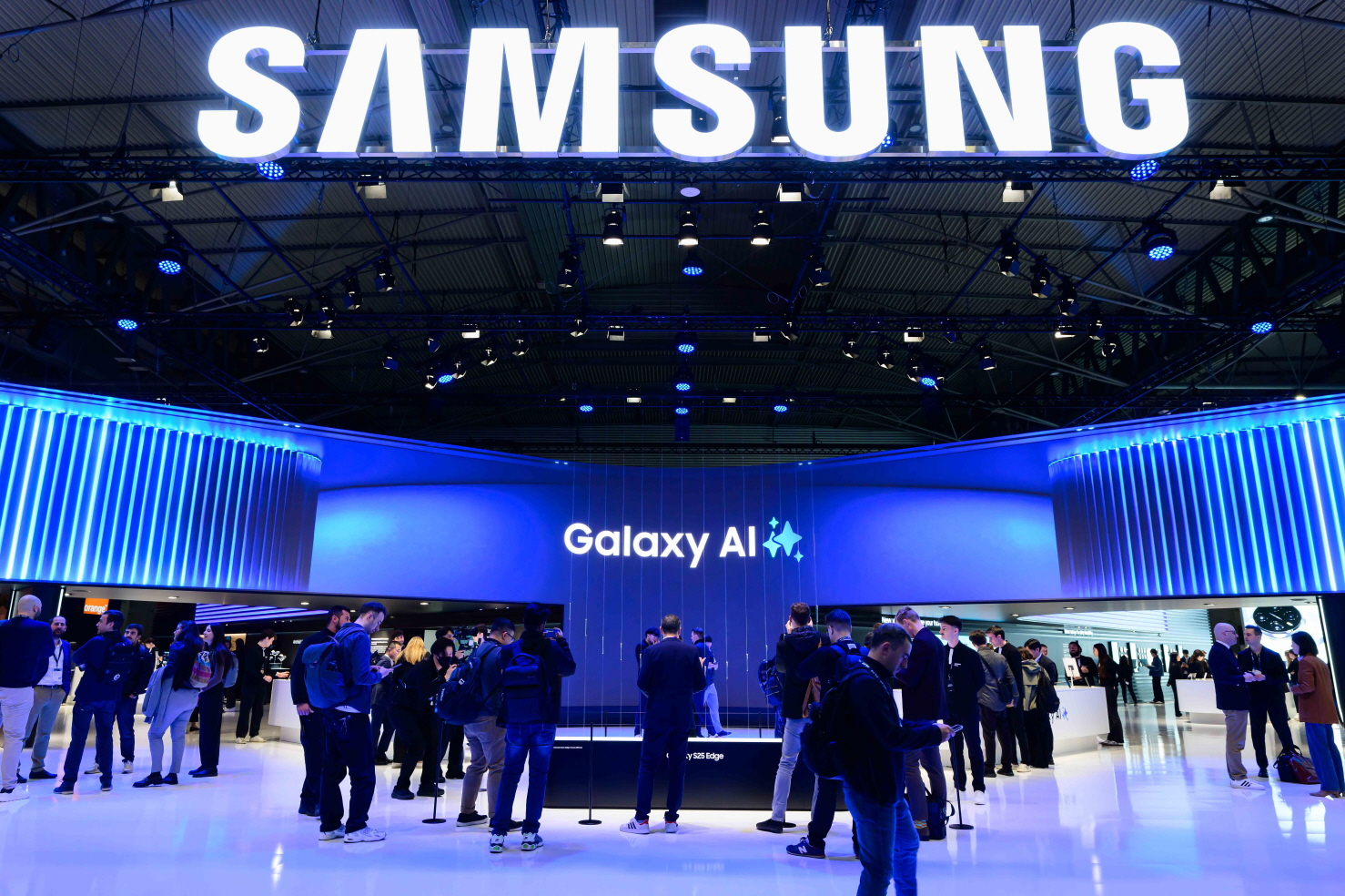 Samsung Electronics' booth at the MWC 2025 trade show in Barcelona, Spain, from March 3 to 6 [SAMSUNG ELECTRONICS]