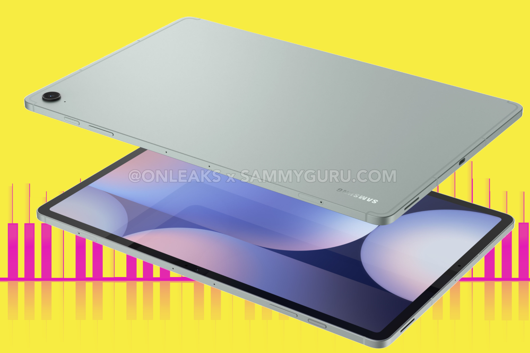 Alleged render of Samsung Galaxy S10 FE Plus tablet.