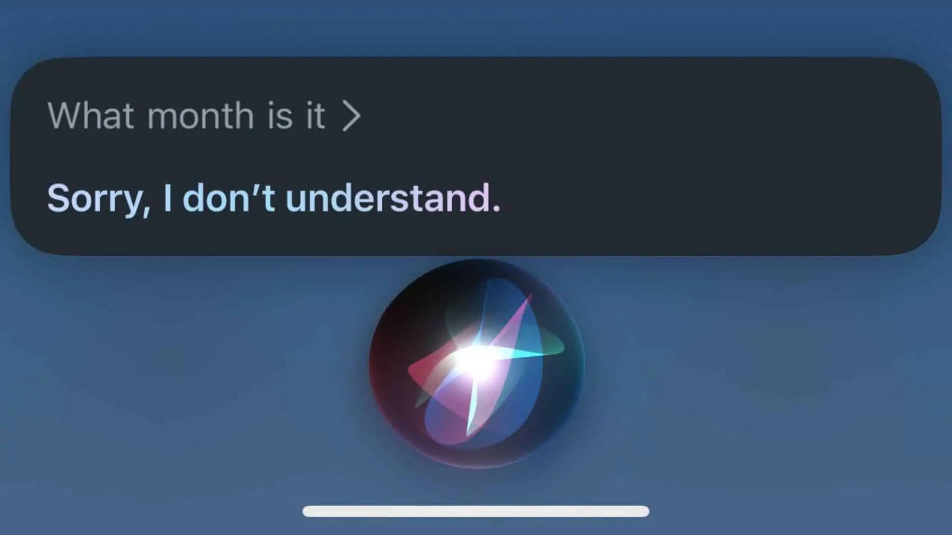 Hey Siri what month is it