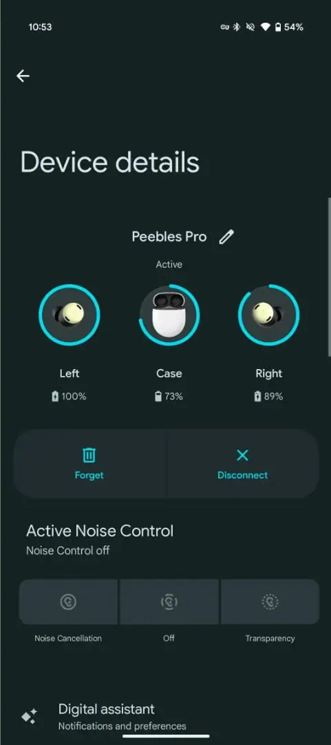 android 15 bluetooth battery circle