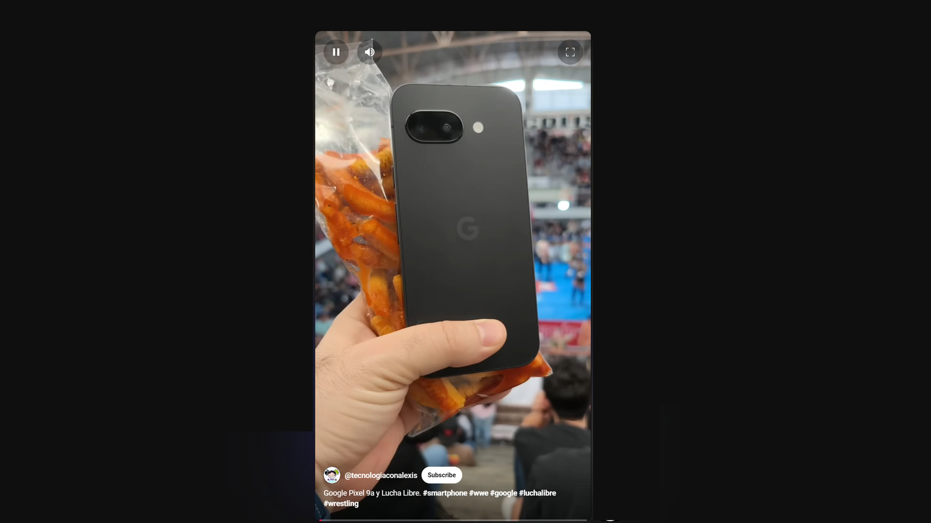 Pixel 9a hands-on video leak screenshot