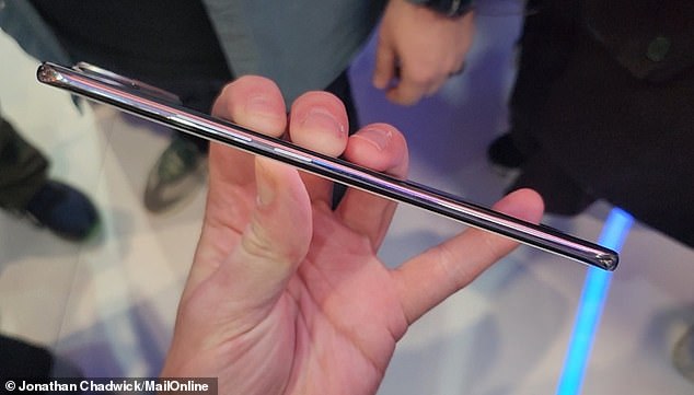 The Tecno Spark Slim, created by Chinese firm Tecno Mobile, is just 5.75mm (0.22 inch) wide - even slimmer than a pencil