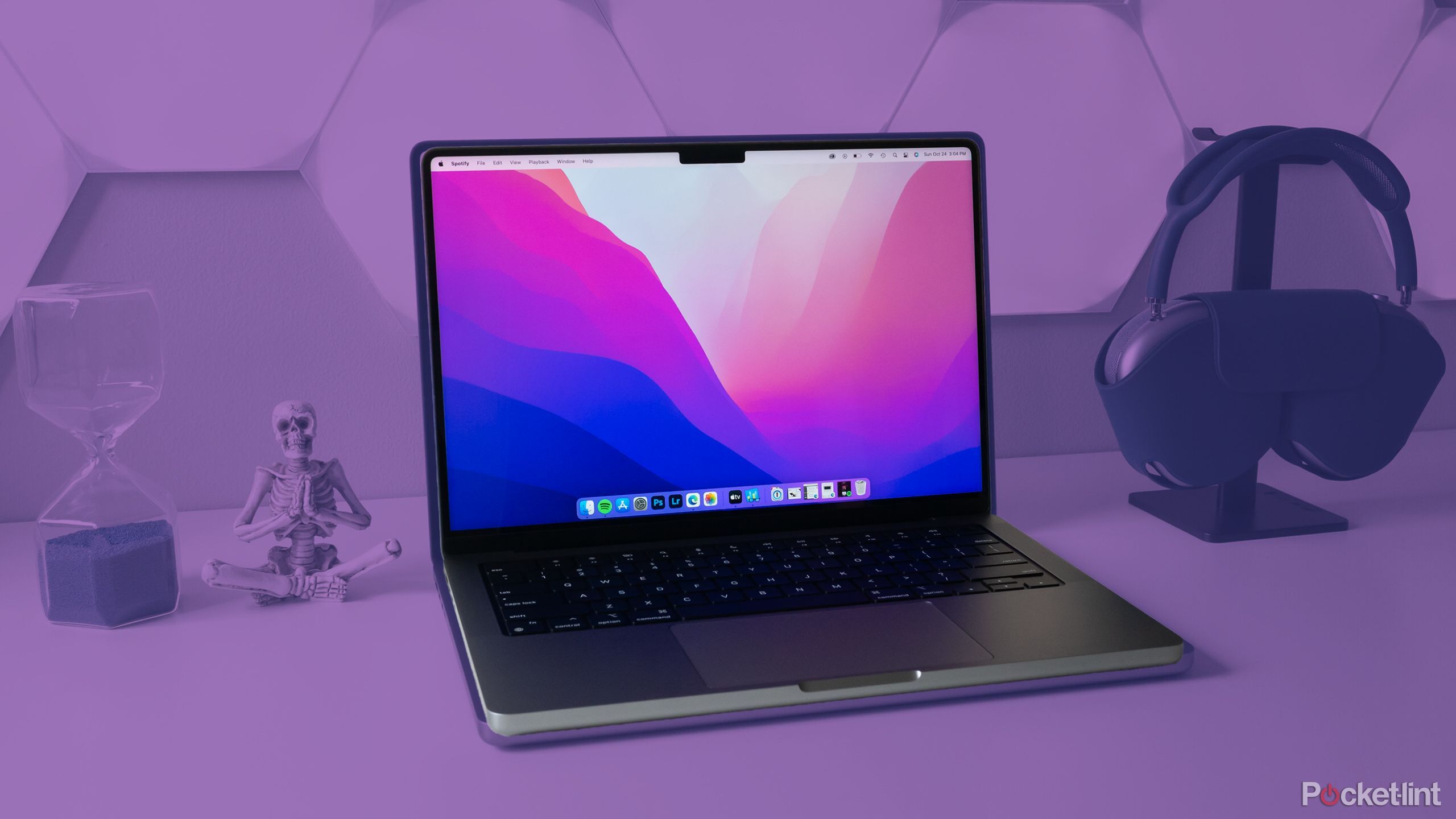 MacBook Pro colored picture. 