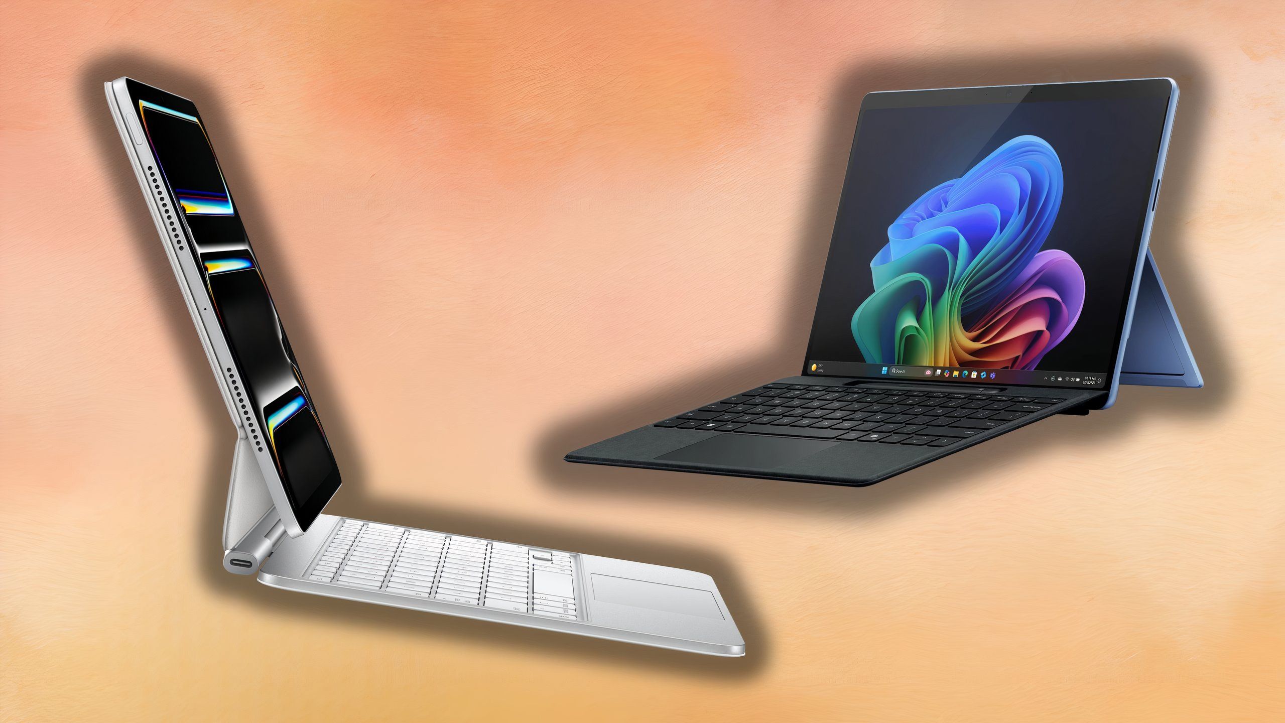 Surface Pro 11 and iPad Pro M4 cover image