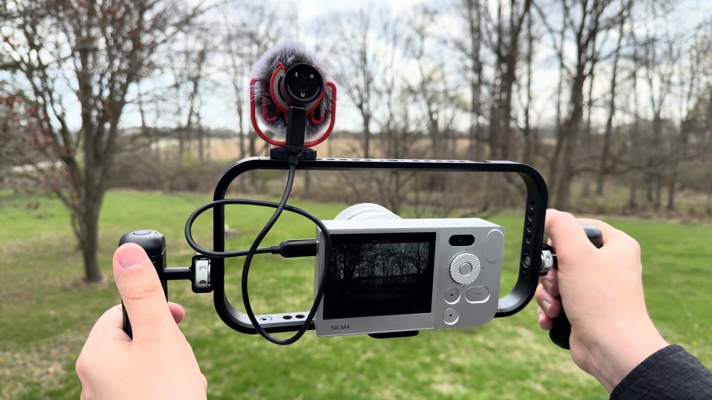 Sigma BF in a Moment Filmmaker Cage