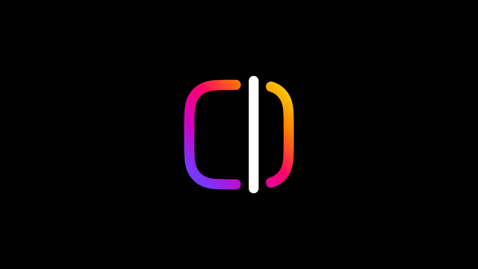 Instagram Edits logo on black background
