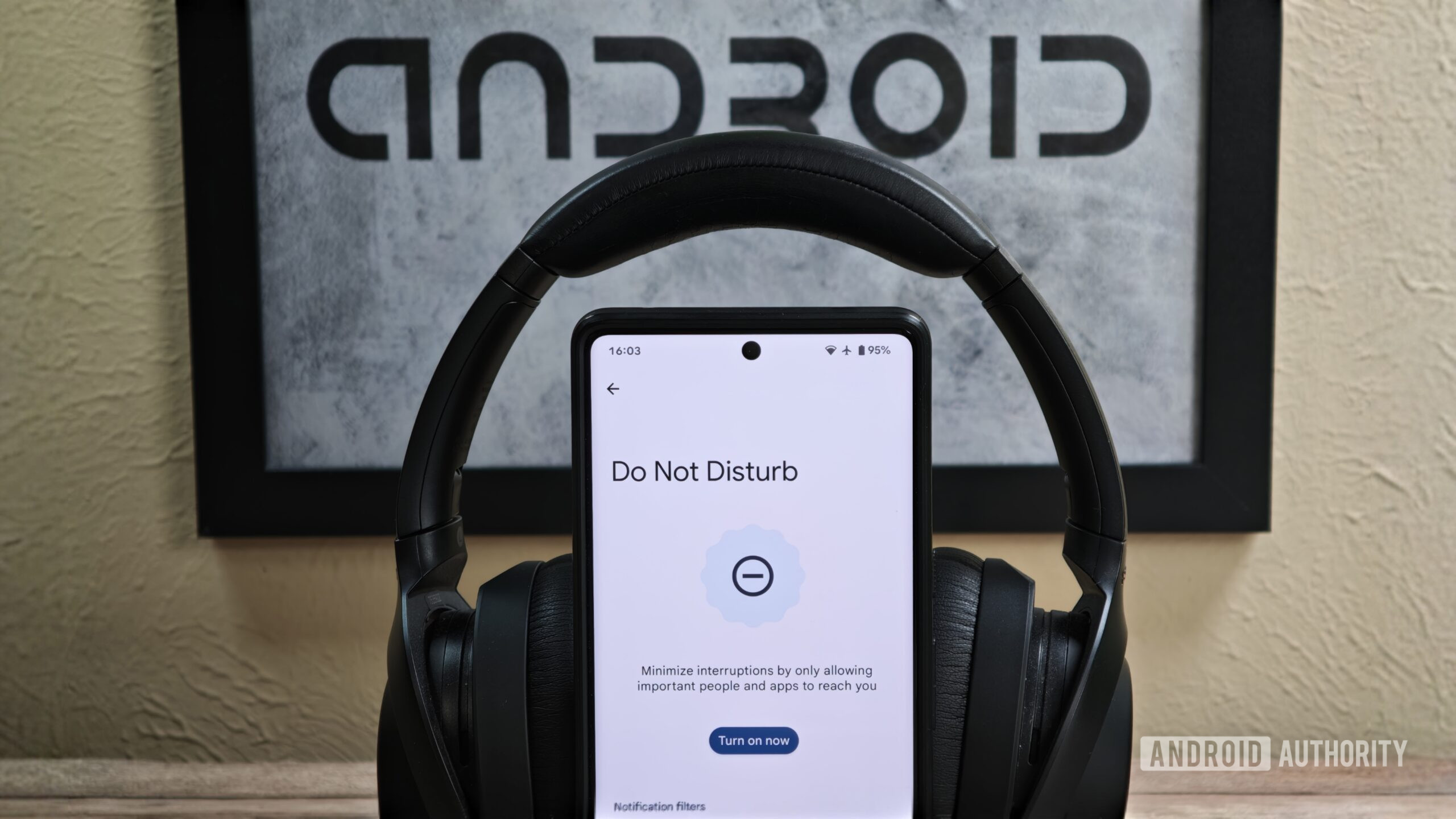 Do Not Disturb mode settings in Android 16 on Pixel